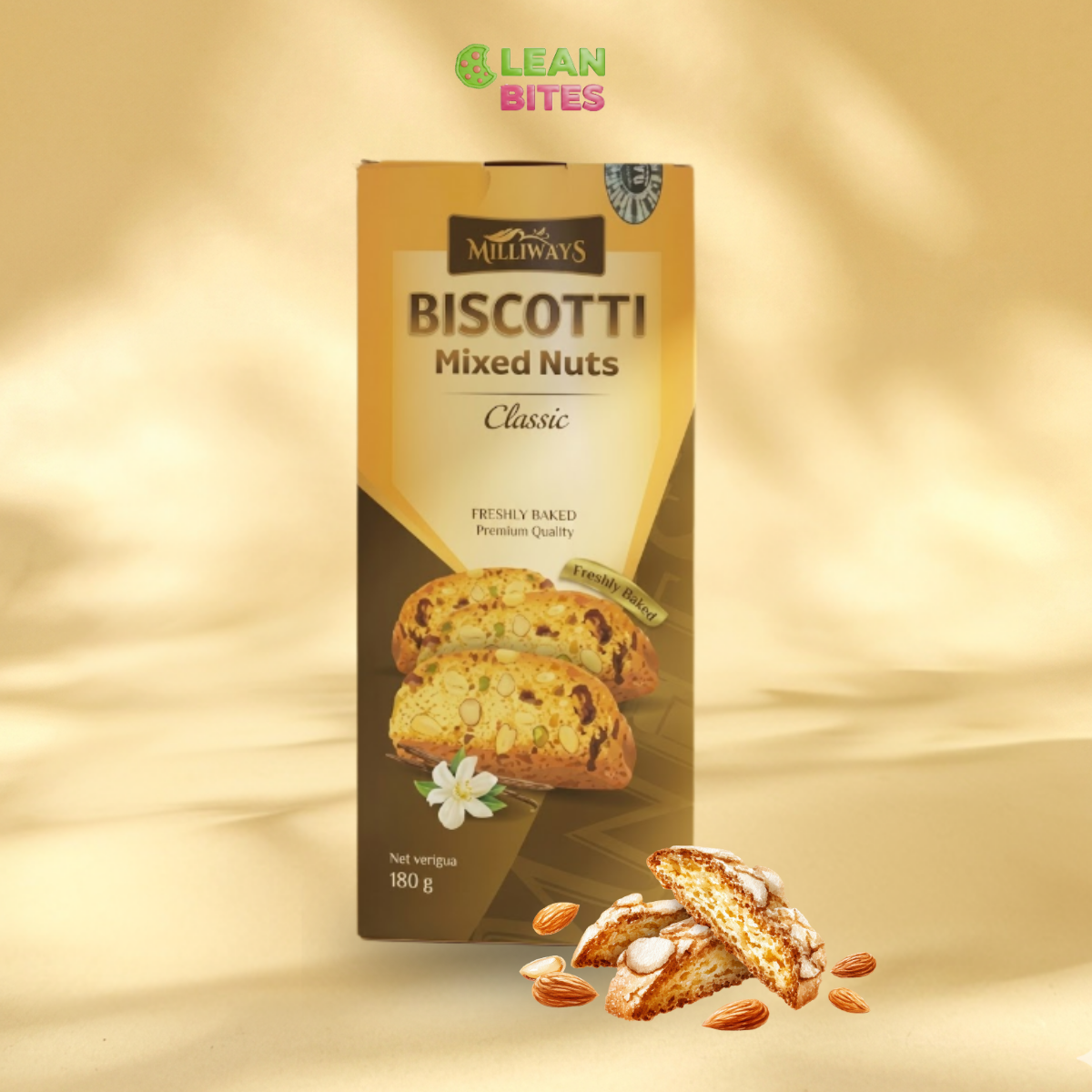 Bánh Biscotti Nguyên Cám Mix Hạt CleanBites