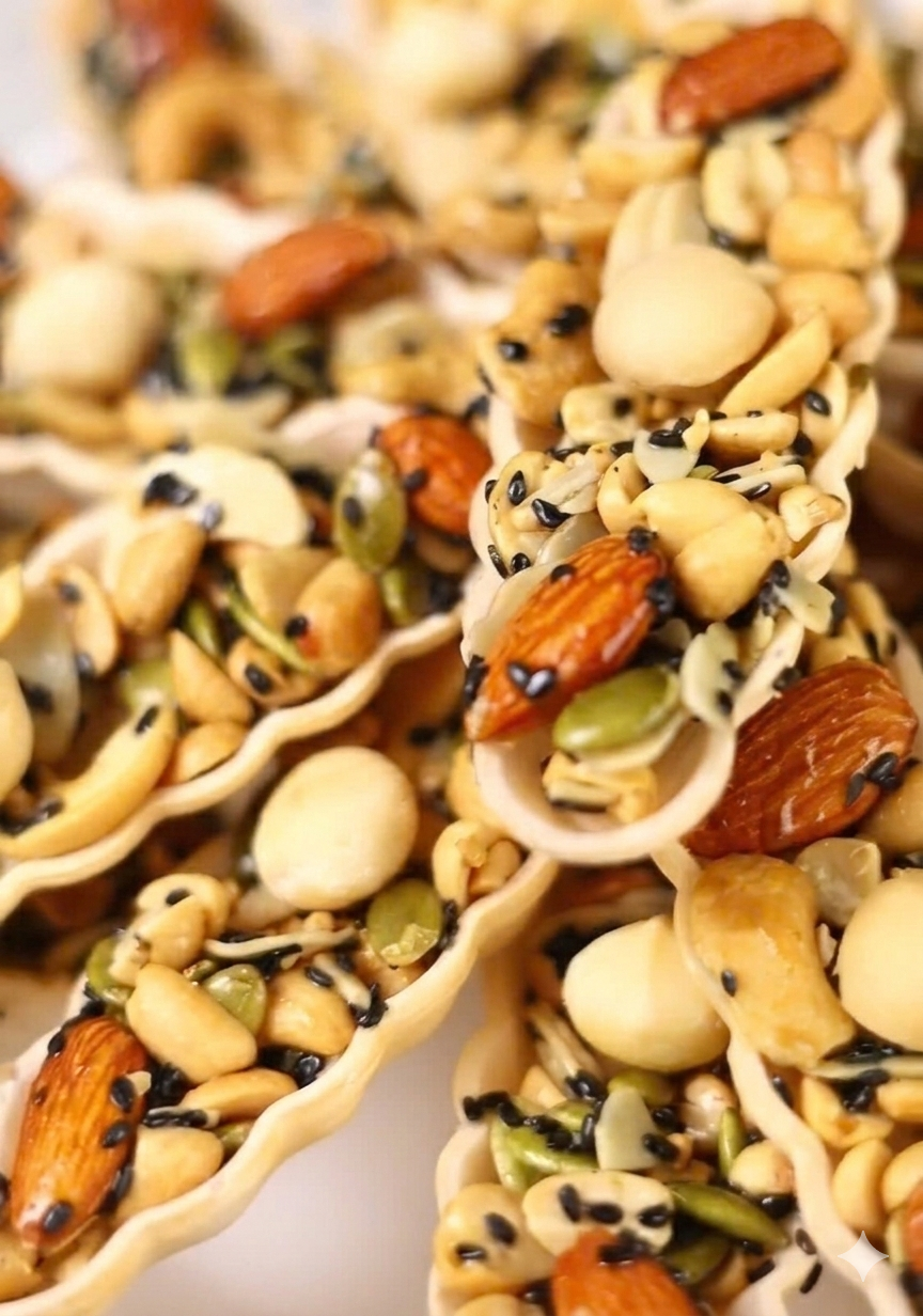 Bánh thuyền mix hạt hover