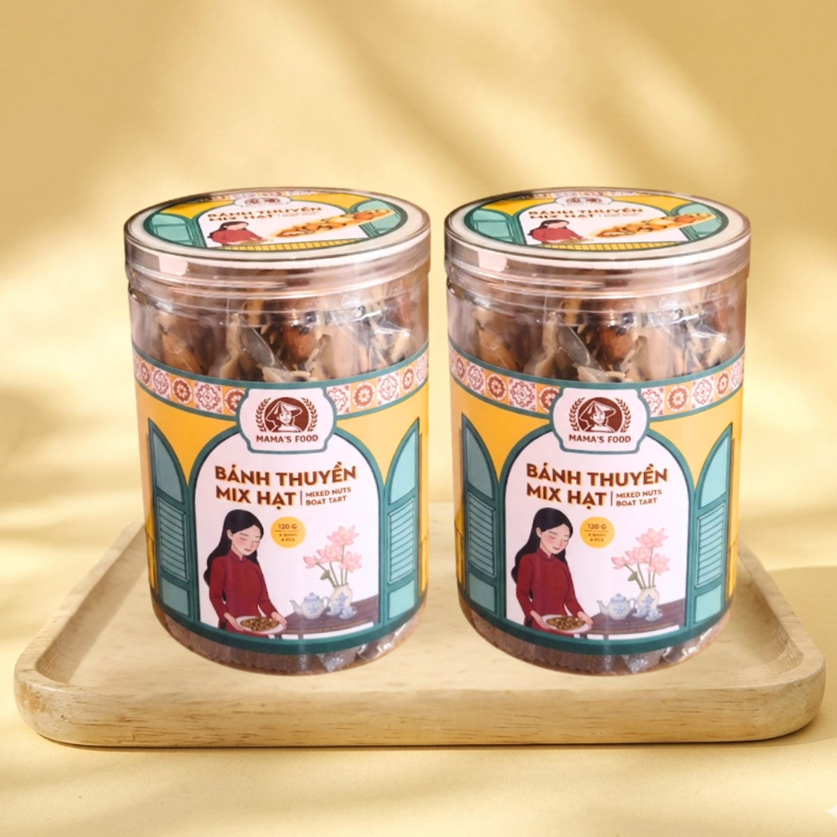 Bánh Thuyền Mix Hạt dinh dưỡng CleanBites giàu omega 3 và chất xơ